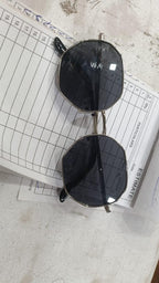 Suga Octagon Round Black Sunglass